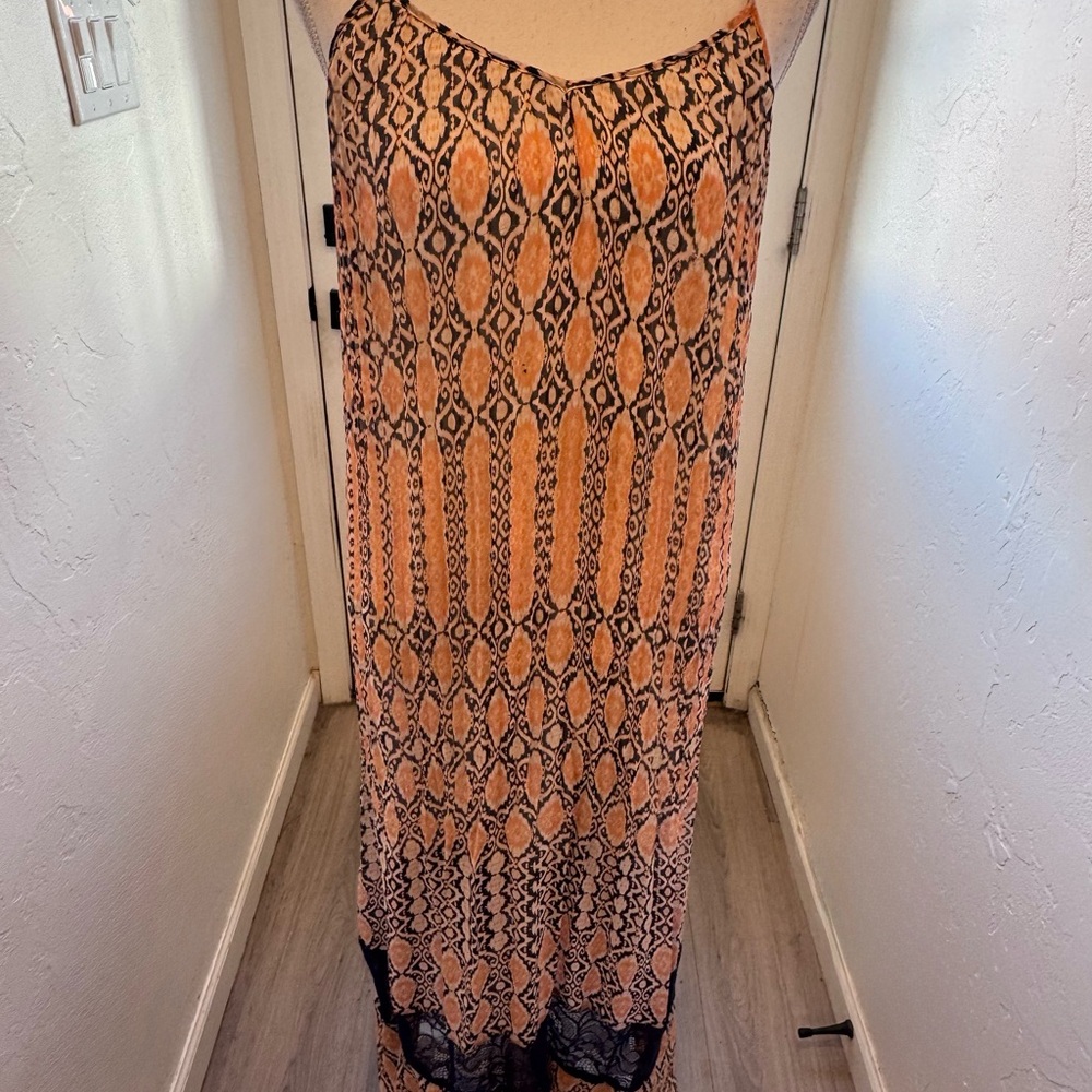 BCBGeneration Boho Chic Printed Maxi Dress